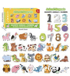 38pcs Magnetic Animals & Numbers