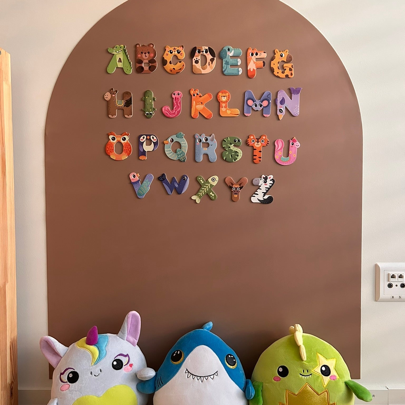 26pcs Animal Letter Magnets