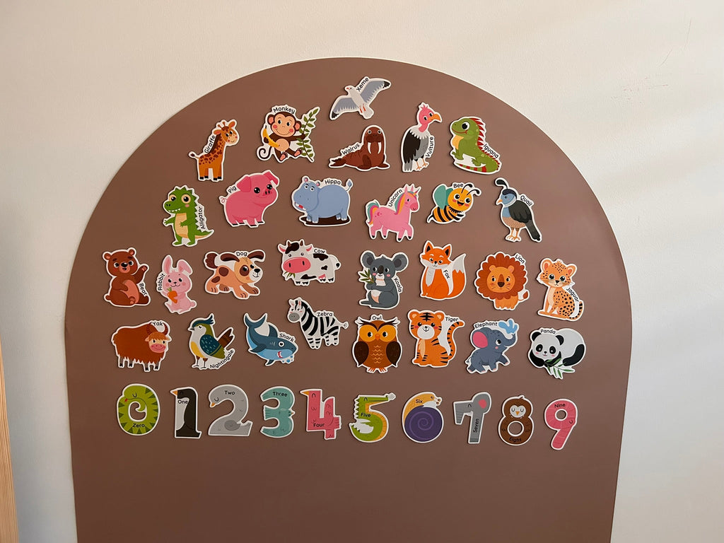 38pcs Magnetic Animals & Numbers