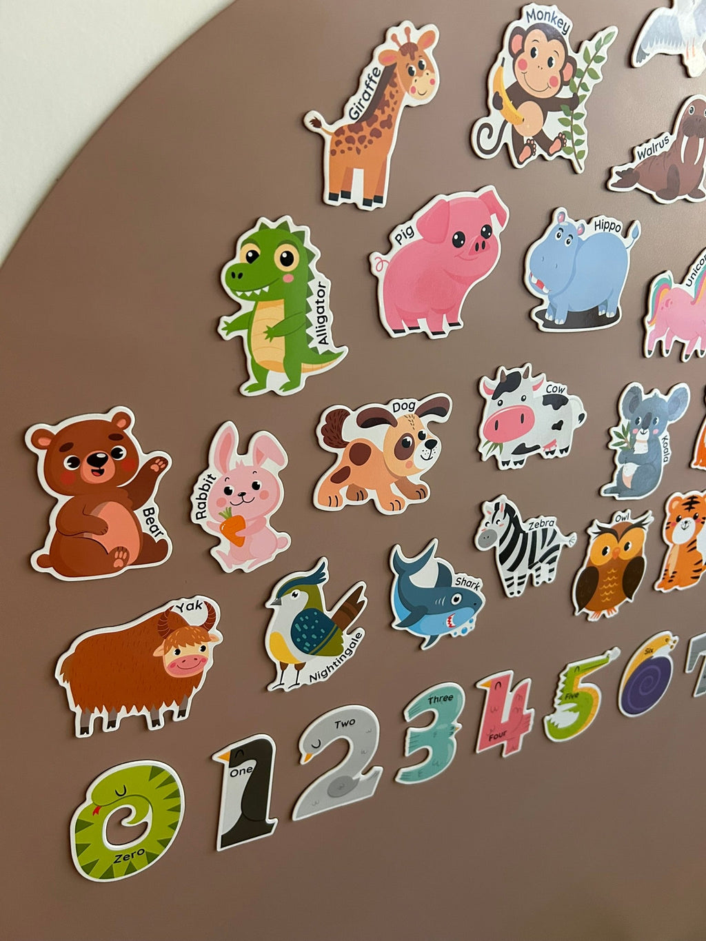38pcs Magnetic Animals & Numbers