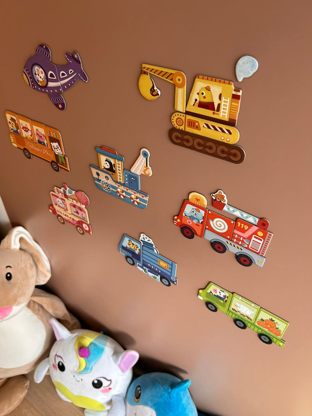 47pcs Traffic Magnets