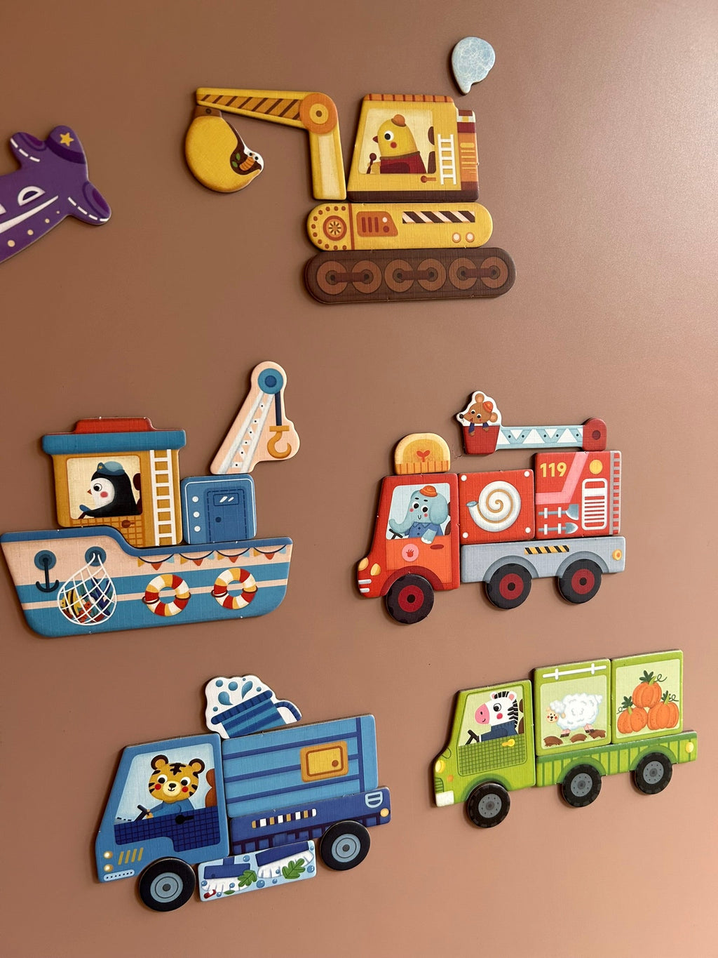 47pcs Traffic Magnets