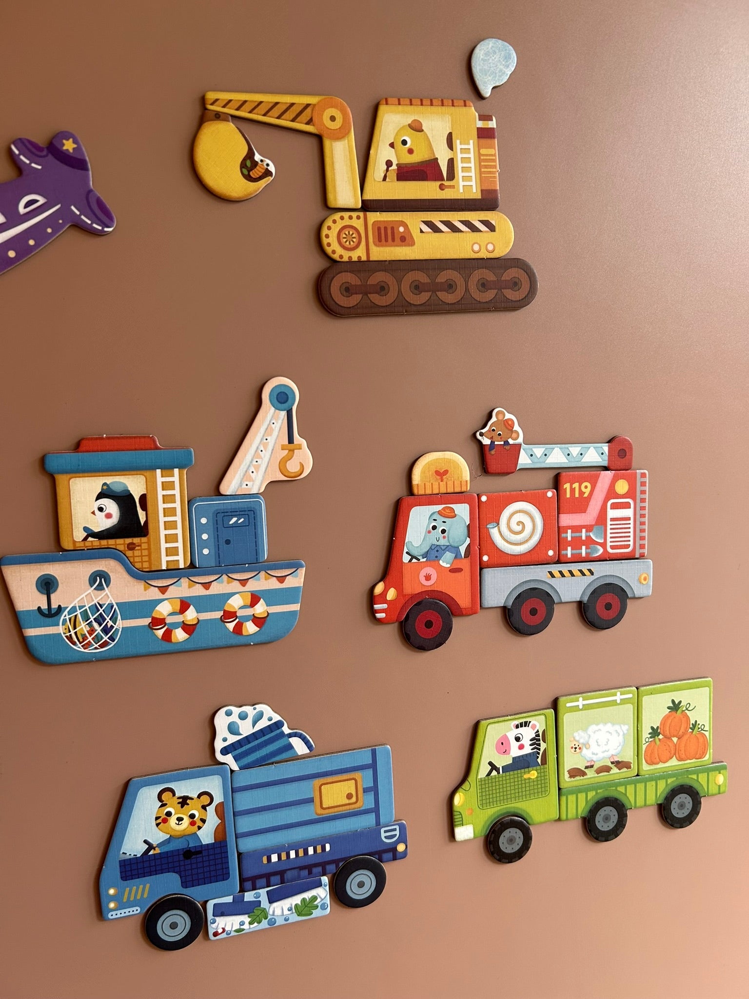 47pcs Traffic Magnets