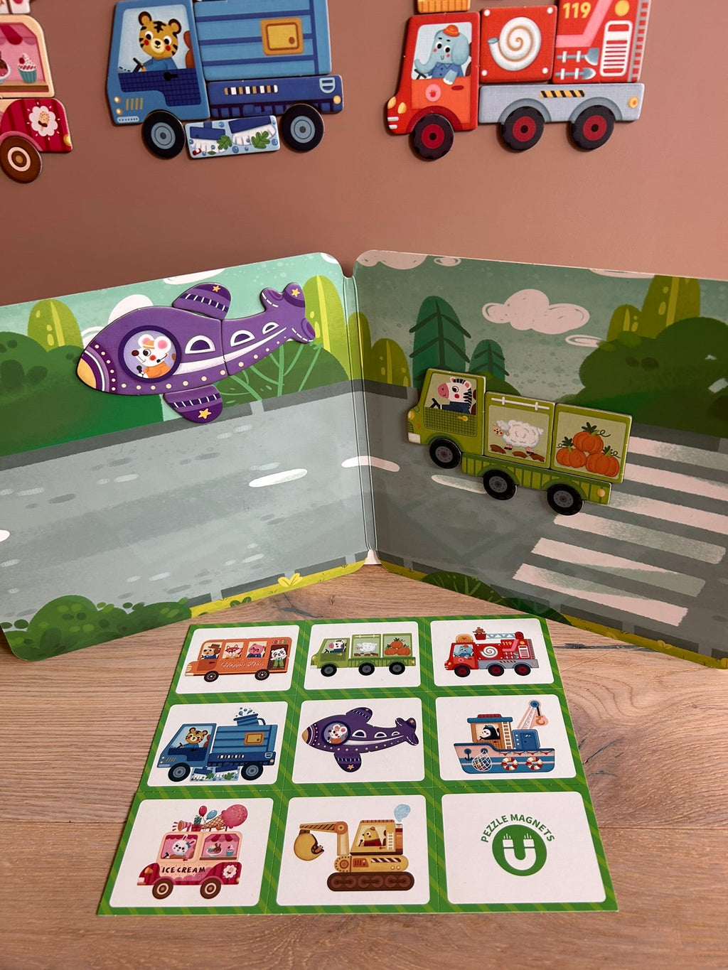 47pcs Traffic Magnets