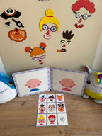 39pcs Expression changing magnets