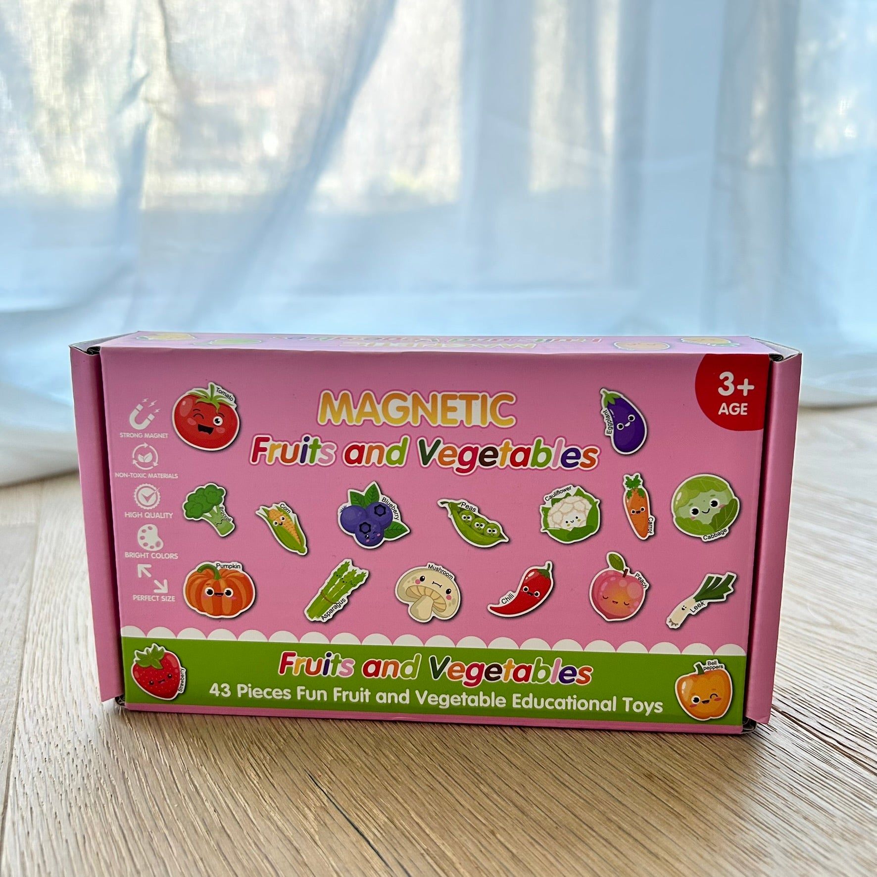 Fruit & Vegetable Magnets (43pcs)
