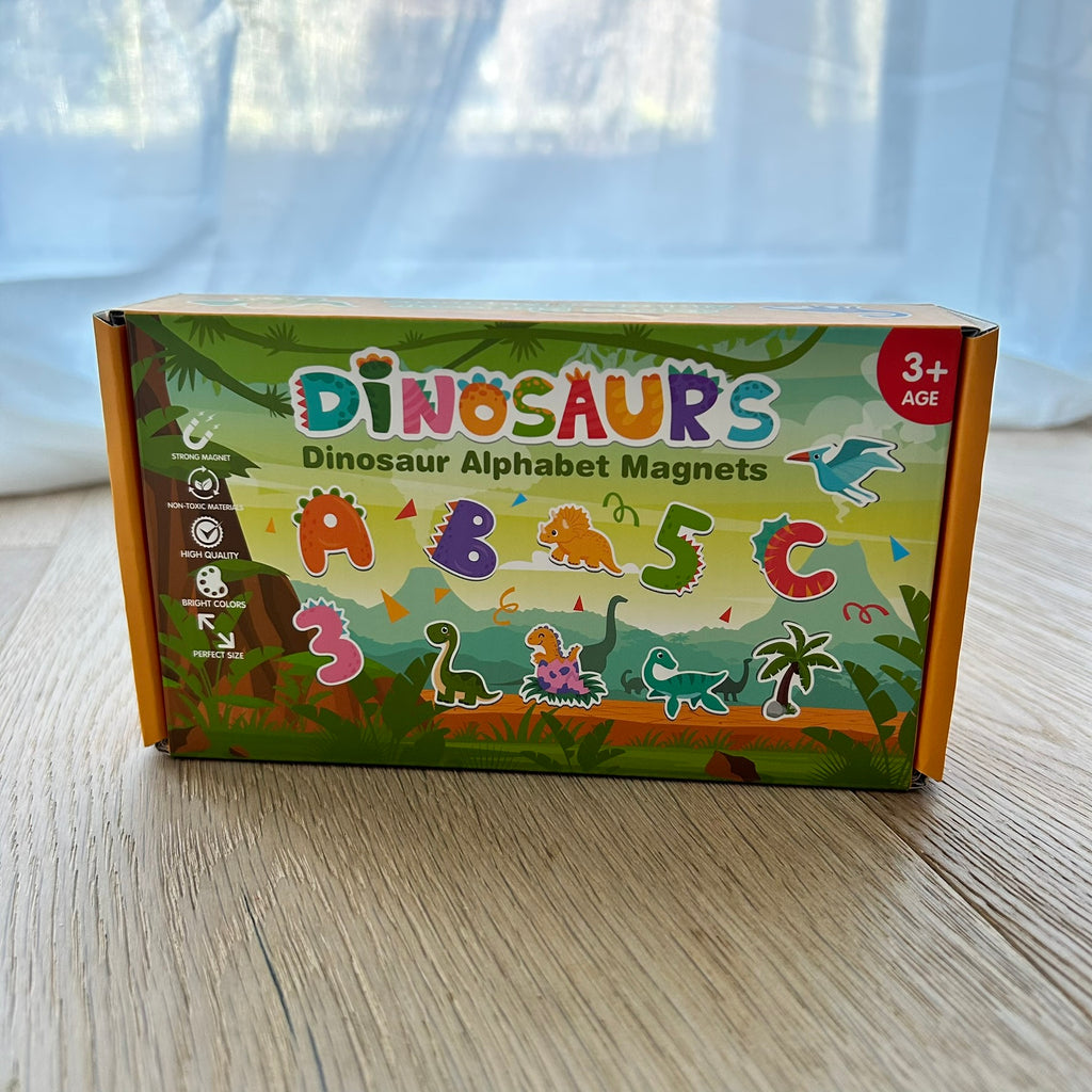 Dinosaurier Alphabet & Zahlenmagnete (49 Stück)