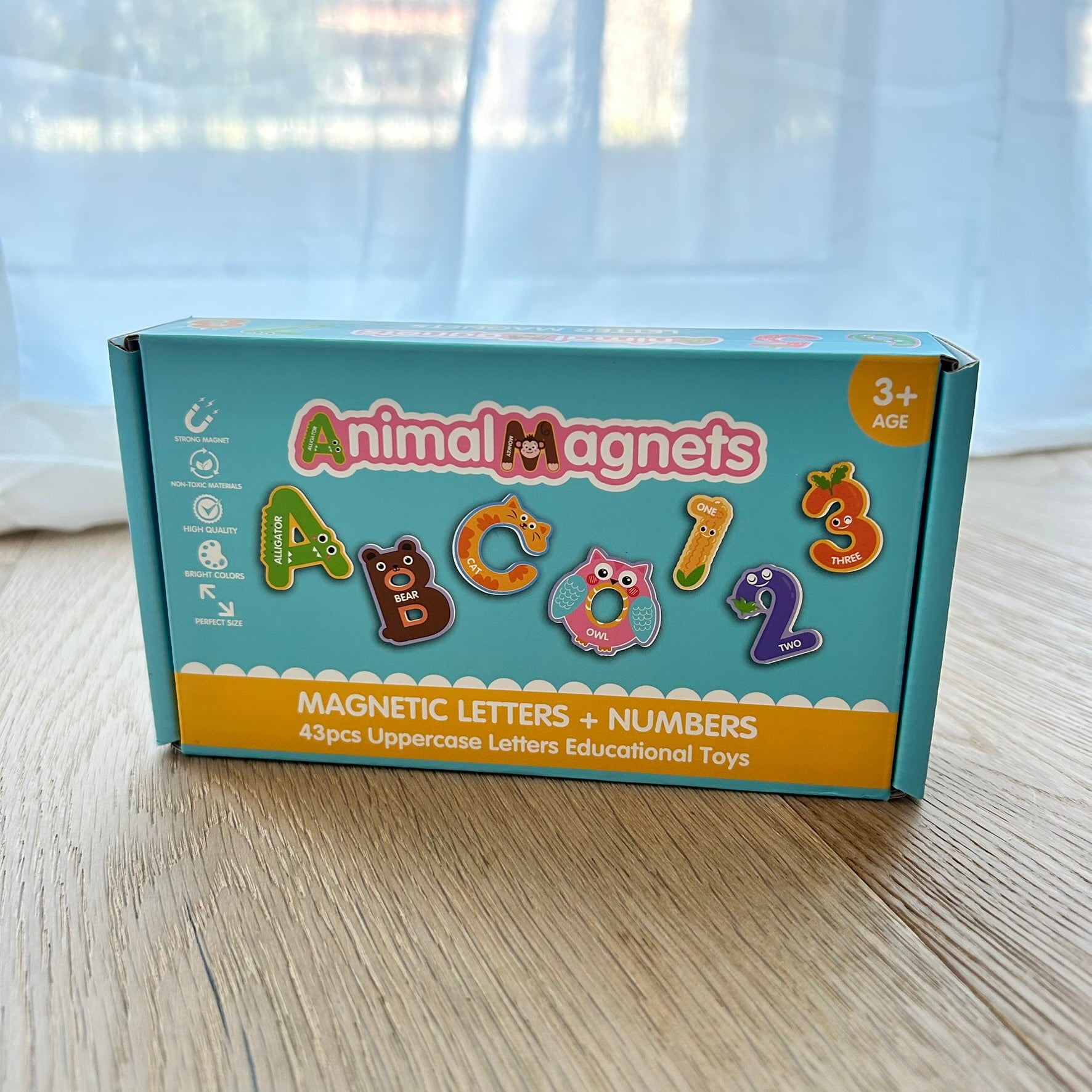 43pcs Letter & Number Magnets